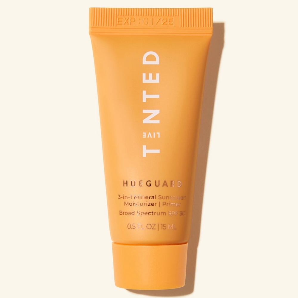 Live Tinted Hueguard Mini 3-in-1 Mineral Sunscreen Moisturizer Primer 0.5 Fl Oz